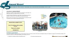 Desktop Screenshot of linwoodresort.com